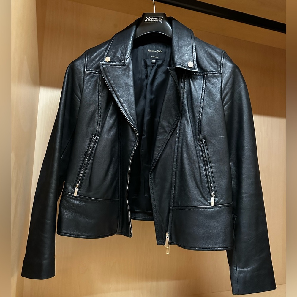 Massimo Dutti Lather Jacket